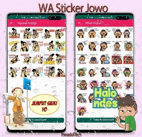 WA Sticker Jawa Cute WAStickerApps Jowo Guyon screenshot 2