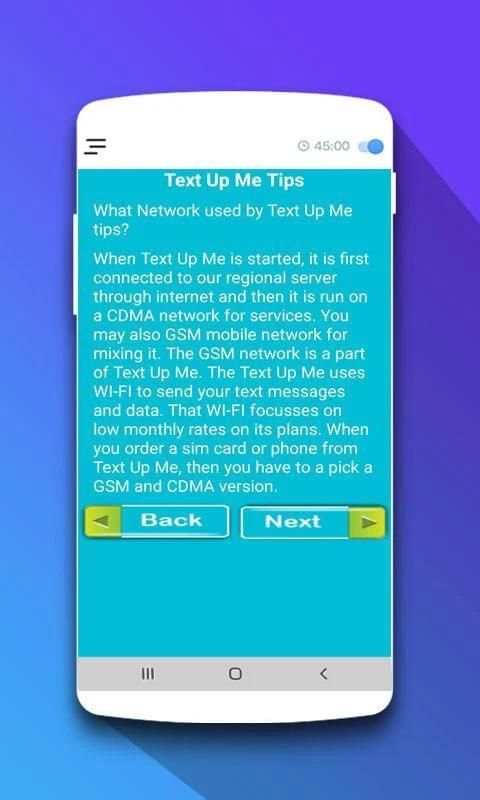 Text Up Me Tips screenshot 1