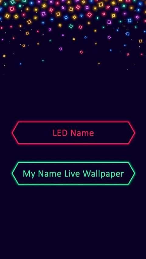 Colorful LED Name : My Name Live Wallpaper screenshot 3