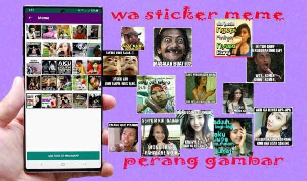 WAStickerApps MEME Stickers INDONESIA for WhatsApp screenshot 4