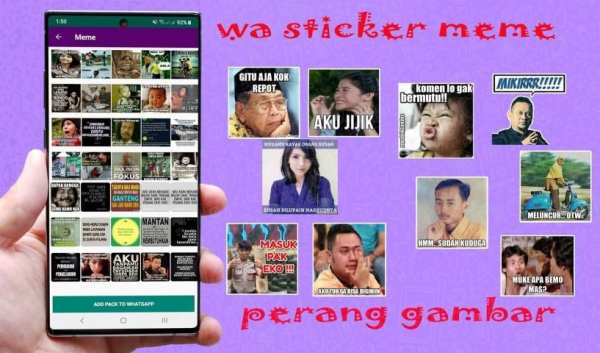 WAStickerApps MEME Stickers INDONESIA for WhatsApp screenshot 2