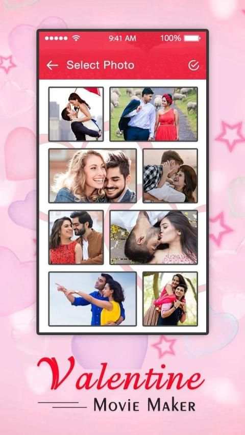 Valentine Video Maker: love Movie Maker स्क्रीनशॉट 6