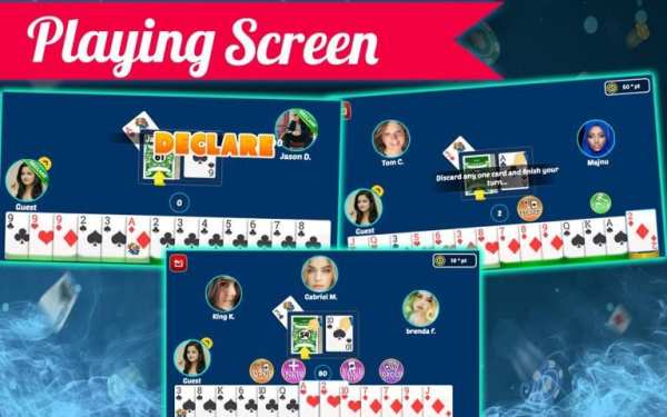 Indian Rummy: Original Circle Rmi Card Game स्क्रीनशॉट 2