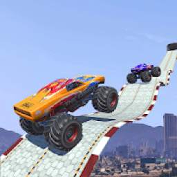 Impossible Grand Monster Truck Ramps Stunts