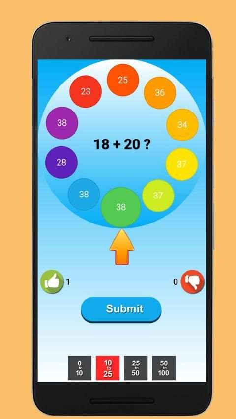 Maths 10 Quiz for Plus, Minus, Multiply and Divide скриншот 1