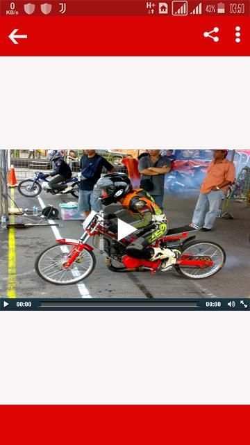 Video Balapan Drag Motor screenshot 1