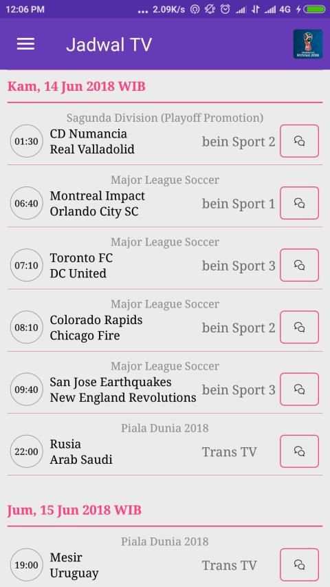 Jadwal Bola Siaran Langsung & Berita Bola - Bolic screenshot 1