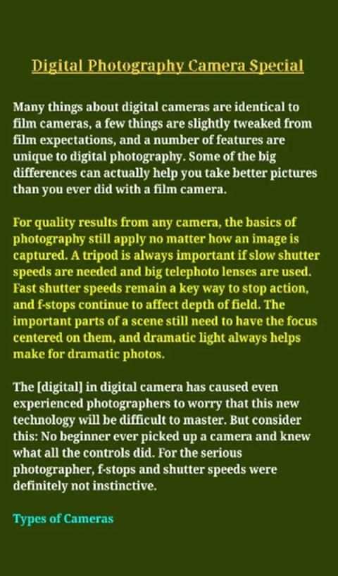Digital Photography screenshot 1