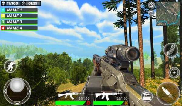 Free Battleground Fire Squad - Free FPS Shooting screenshot 3