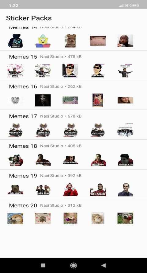 Stickers Para WhatsApp Memes MX - WAStickerApps 2 تصوير الشاشة