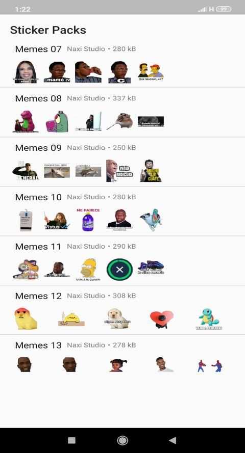 Stickers Para WhatsApp Memes MX - WAStickerApps स्क्रीनशॉट 1