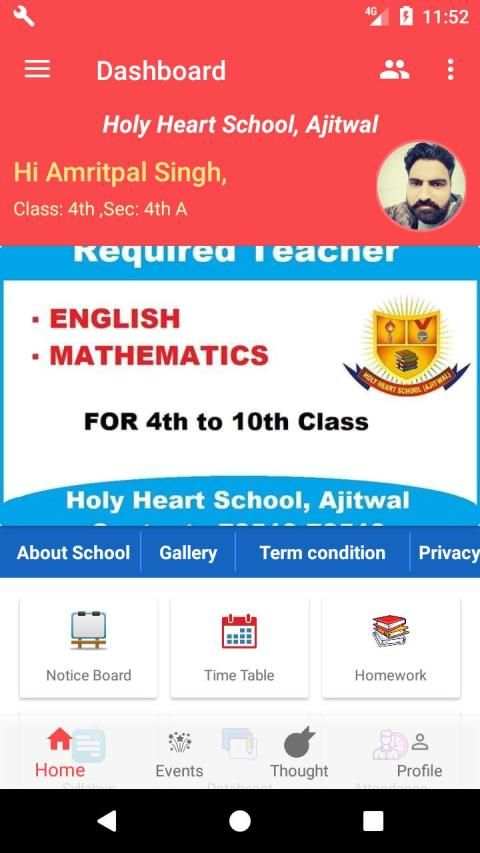 Revo School App स्क्रीनशॉट 5
