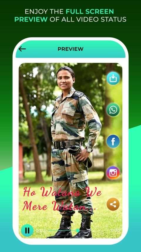 Army Video Song Status-Indian Army Video Status screenshot 4
