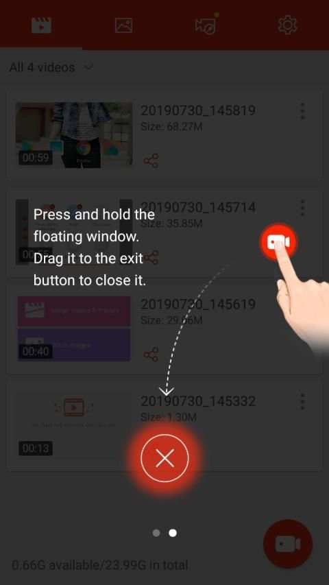 Mobile Recorder -Screen Video Images Edit ( VIP ) screenshot 7