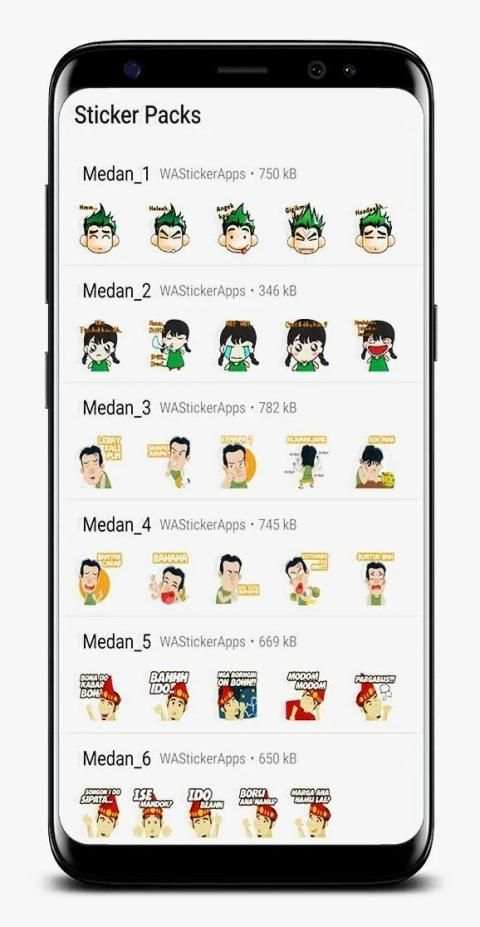Stiker Batak for whatsapp - Medan WAstickerapps screenshot 2