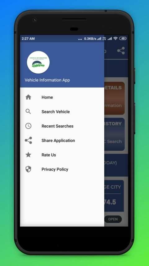 Vehicle Information App - Find Vehicle Details screenshot 2