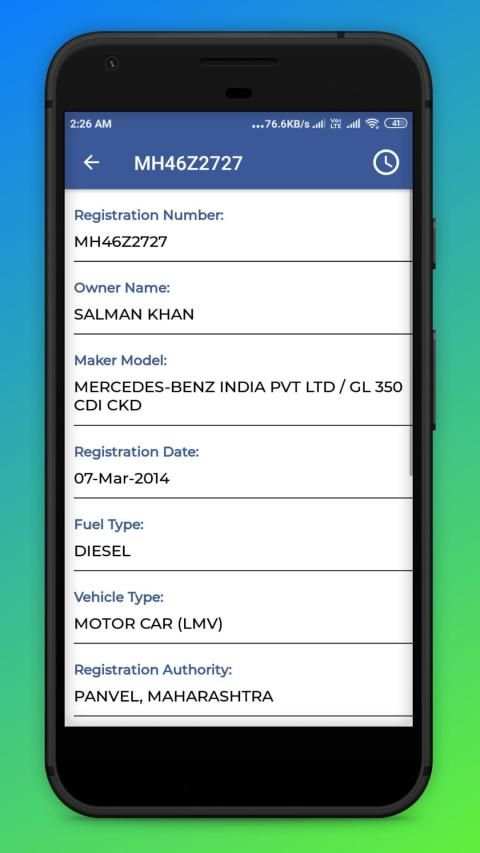 Vehicle Information App - Find Vehicle Details screenshot 4