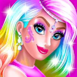Modern Princess Rainbow Makeup आइकन