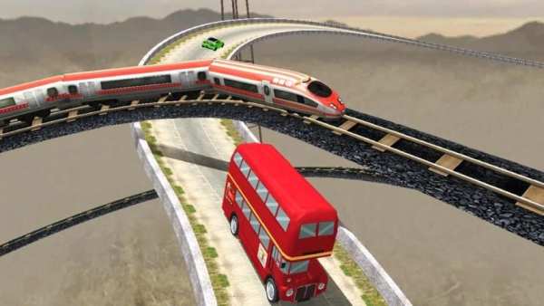 Train Vs Bus Racing स्क्रीनशॉट 3