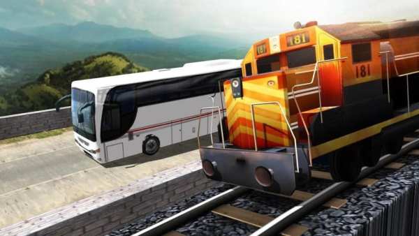 Train Vs Bus Racing screenshot 2