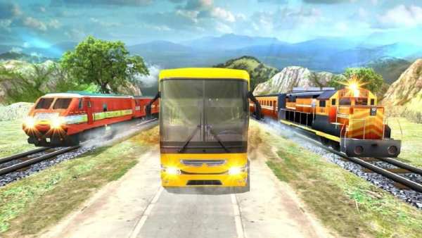 Train Vs Bus Racing screenshot 9