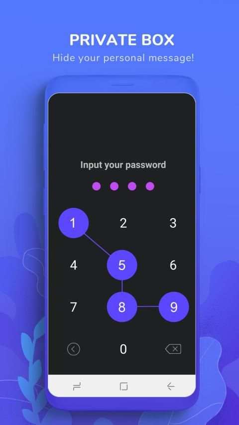 Hii Messenger - SMS emoji, call screen screenshot 1
