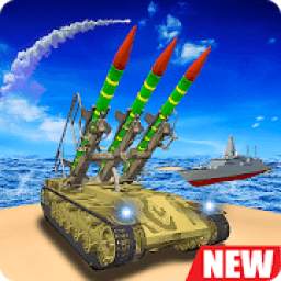 Missile Launcher Battleship:Island Naval Attack
