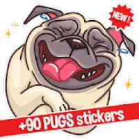 * * WAStickerApps Pugs, Pug Stickers