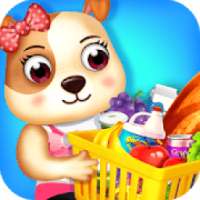 Shopping Mall Supermarket Fun - Games for Kids logo