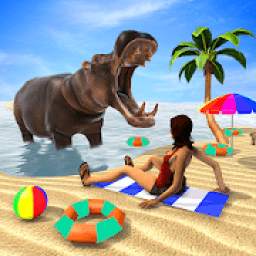 Hungry Hippo Attack: Survival Simulator