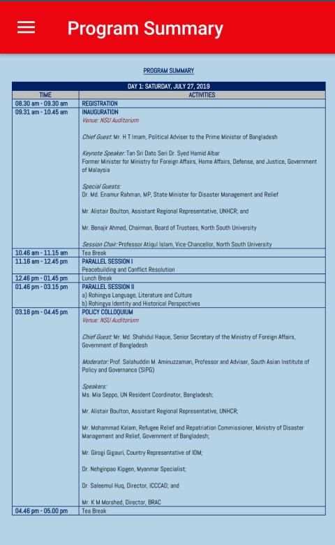 Rohingya Conf screenshot 4