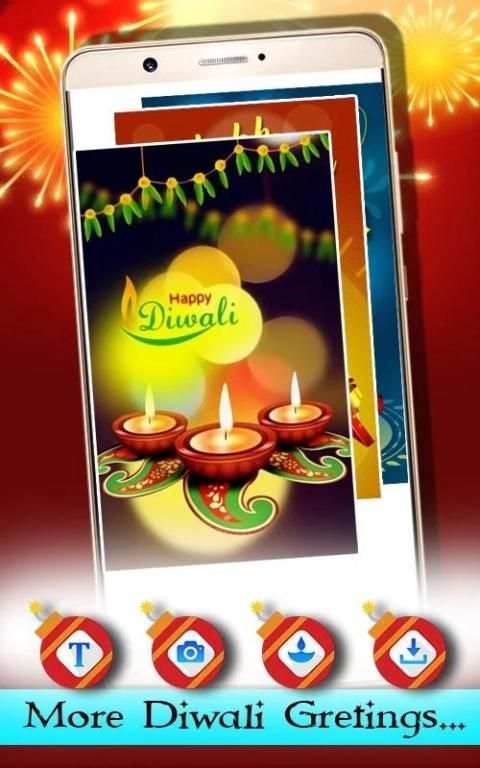 Diwali Video Maker: photo frames and Greetings स्क्रीनशॉट 7