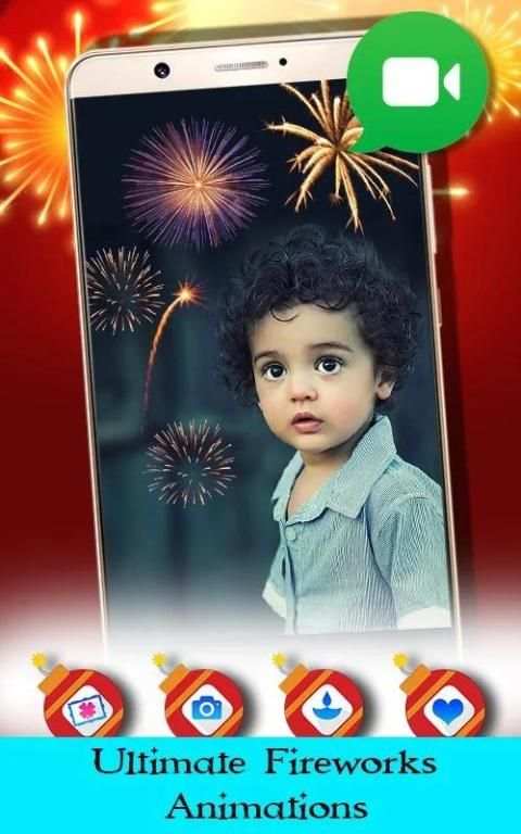 Diwali Video Maker: photo frames and Greetings स्क्रीनशॉट 5