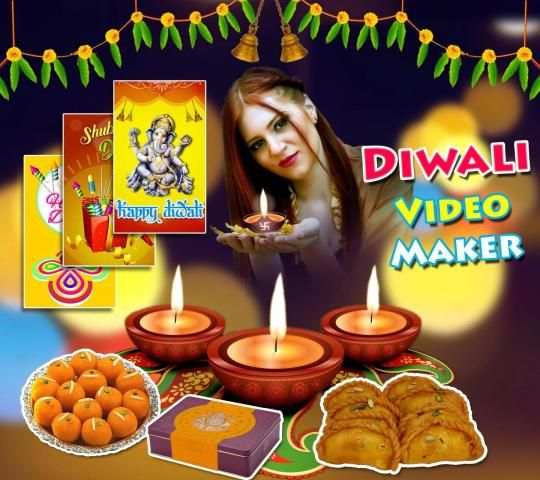 Diwali Video Maker: photo frames and Greetings स्क्रीनशॉट 1