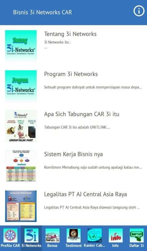Bisnis 3i Networks CAR screenshot 6