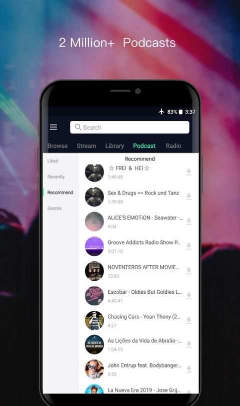 Free Music Player- Offline Music | Radio | Podcast screenshot 3