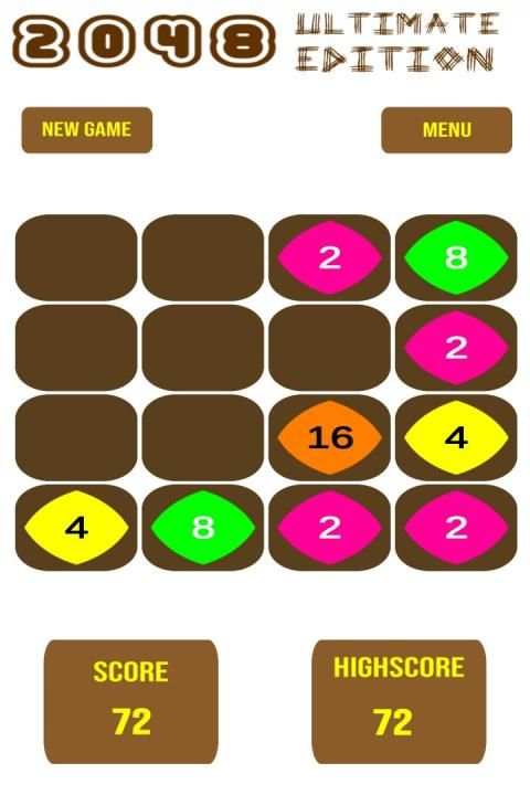 2048 Ultimate Edition screenshot 3