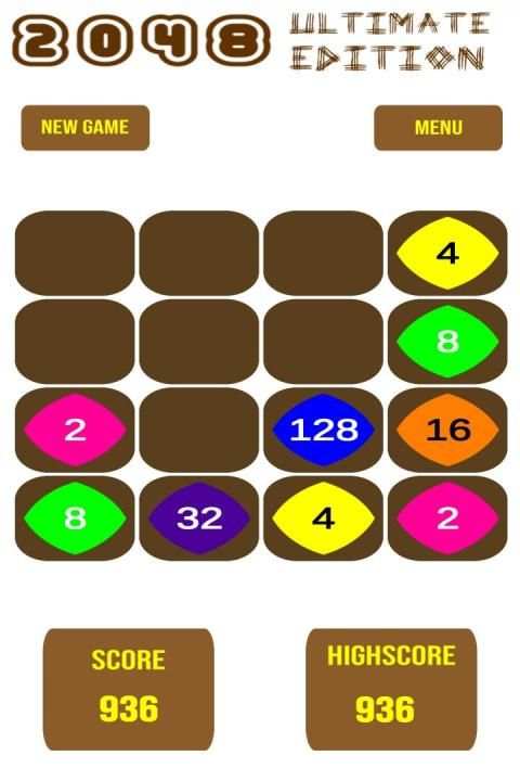 2048 Ultimate Edition screenshot 1
