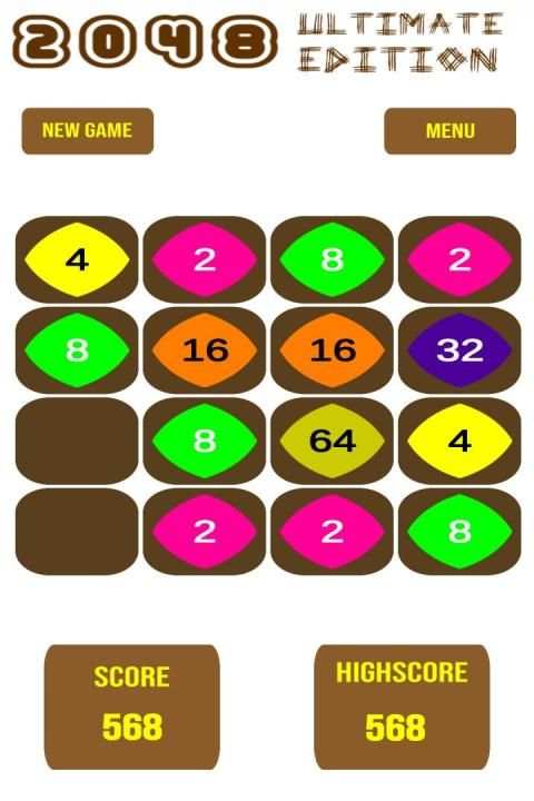 2048 Ultimate Edition screenshot 2