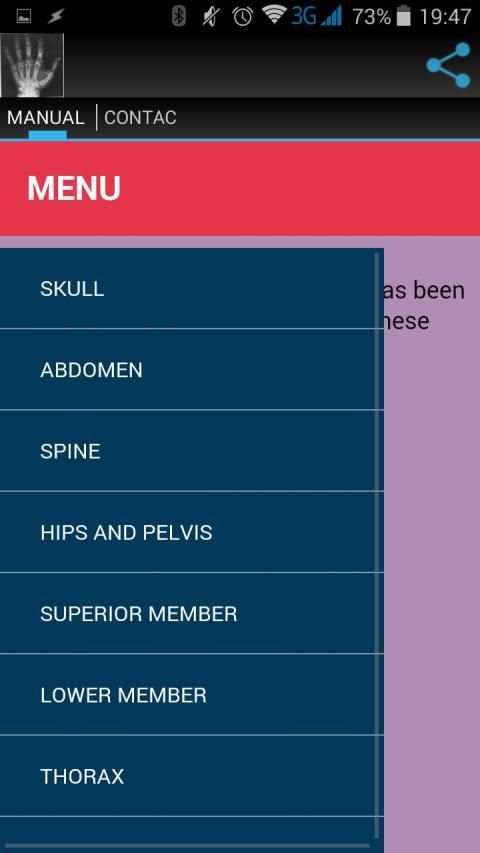 RADIOLOGY MANUAL screenshot 2