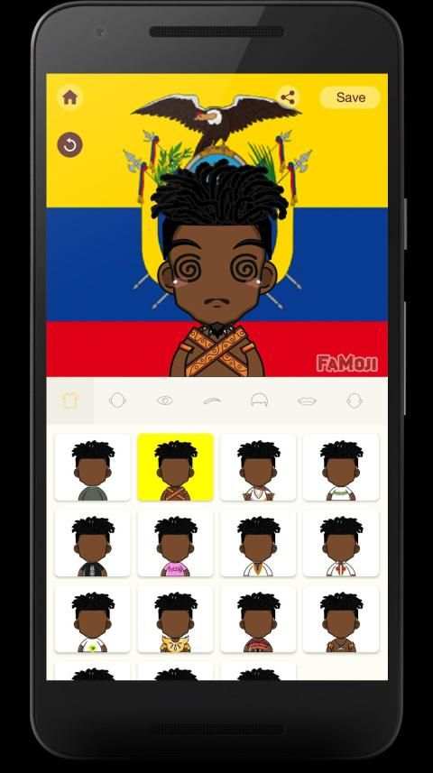 FaMoji Maker - Face Moji Meme for African Emoticon screenshot 6