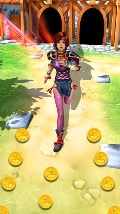 Endless Temple Ninja Oz Run स्क्रीनशॉट 2