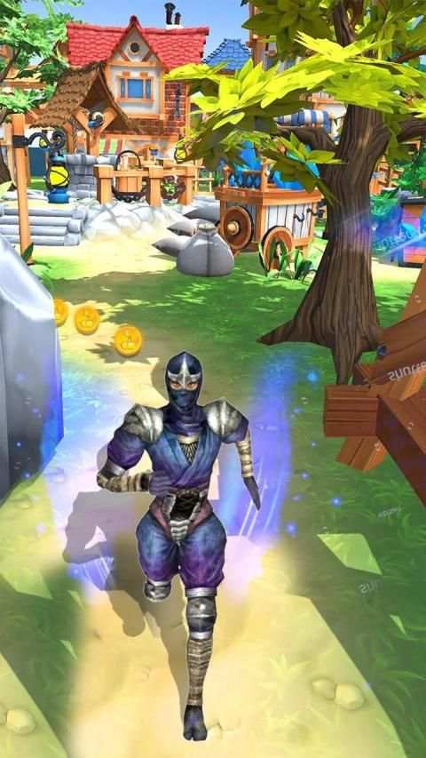 Endless Temple Ninja Oz Run स्क्रीनशॉट 1