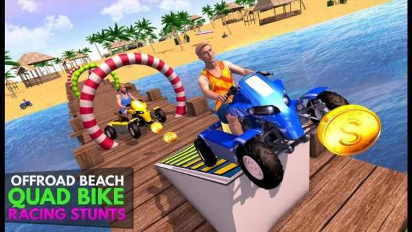 Offroad Beach ATV Quad Bike Simulator screenshot 6