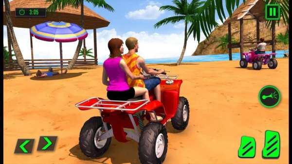 Offroad Beach ATV Quad Bike Simulator screenshot 2