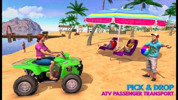 Offroad Beach ATV Quad Bike Simulator screenshot 1