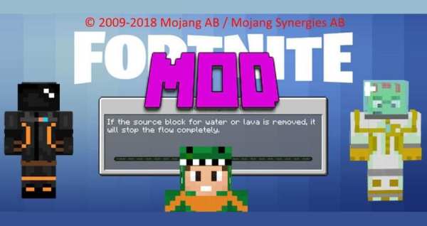 FORNITE MOD FOR MCPE screenshot 1