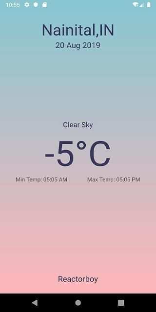 Weather App - Simple yet Creative स्क्रीनशॉट 1