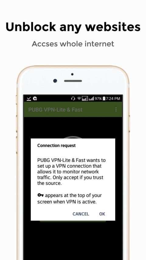VPN For PUBG Mobile-Free Unlimited VPN & IP Change screenshot 1