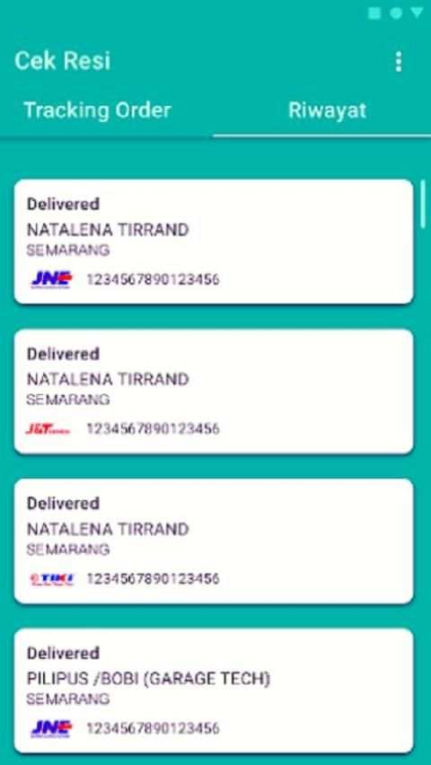 Cek Resi screenshot 1